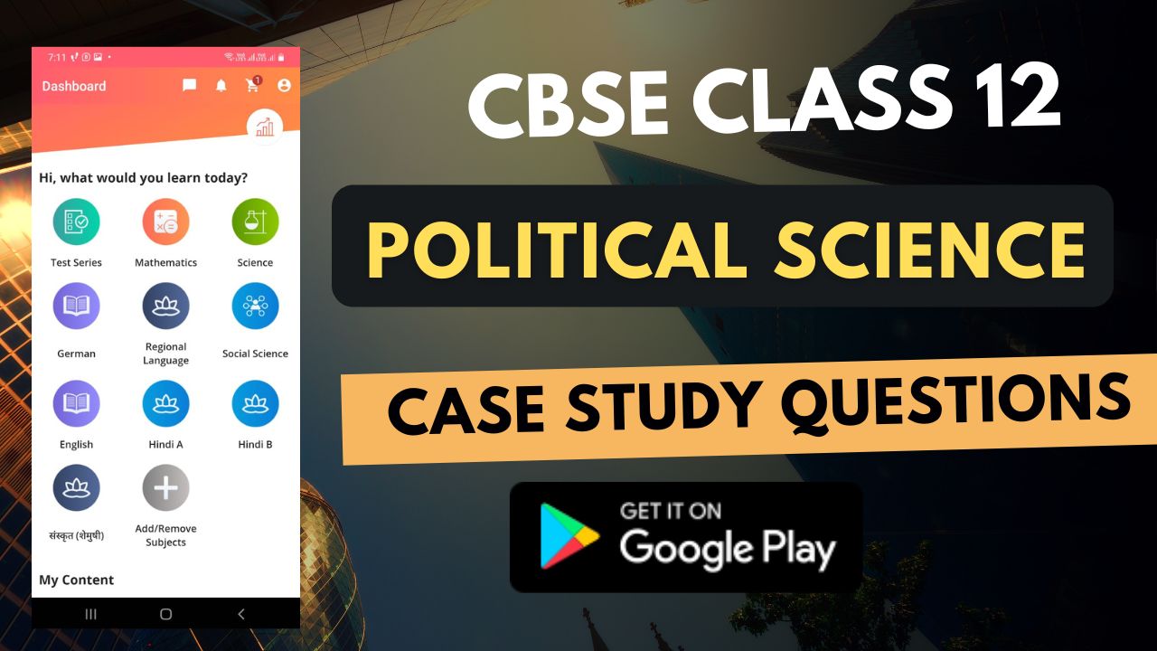 12 Political Science Case Study Questions