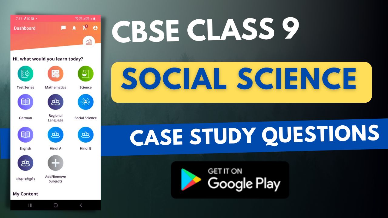 Class 9 Social Science Case Study Questions