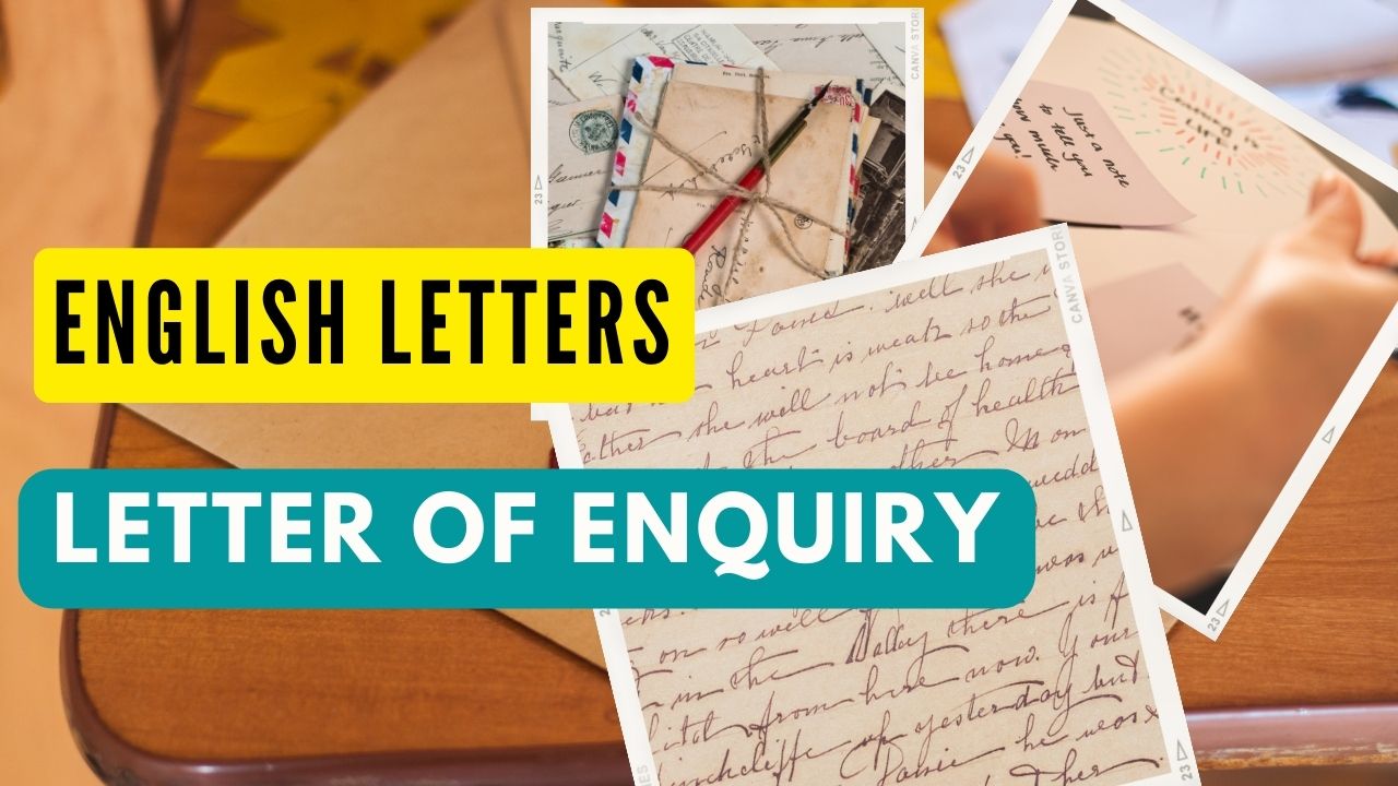 Letter Of Enquiry Class 10 MyCBSEguide