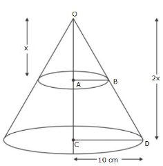 A solid cone base radius 10 … | Homework Help | myCBSEguide