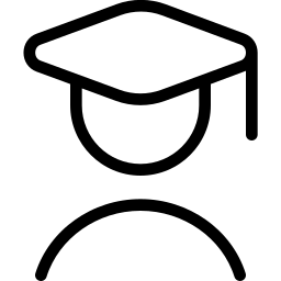 user with hat icon