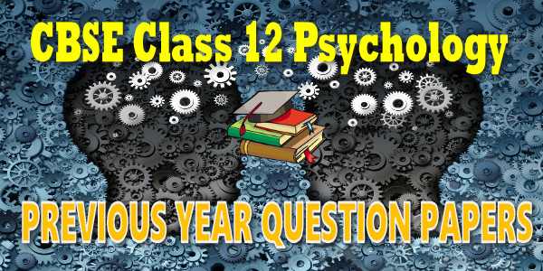 CBSE Previous Year Question Papers Class 12 Philosophy