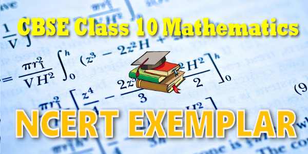 NCERT Exemplar Solutions for class 10 Maths Quadratic Equations