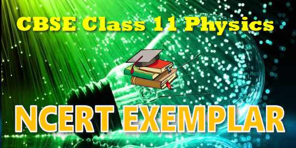 NCERT Exemplar Solutions for class 11 Physics System of Particles and Rotational motion