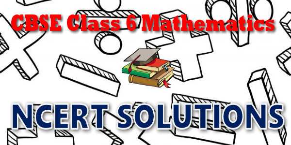 NCERT solutions for class 6 Mathematics Understanding Elementary Shapes