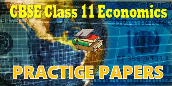CBSE Practice Papers class 11 Economic Poverty