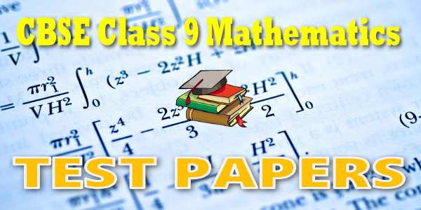 CBSE Test Papers class 9 Mathematics Construction