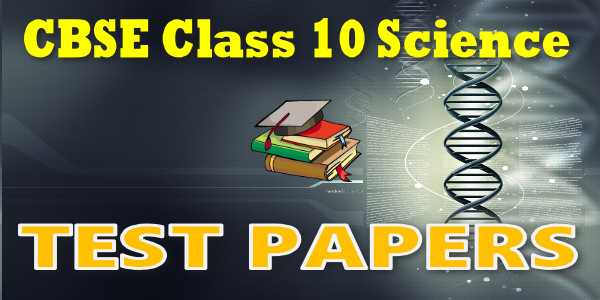 CBSE Test Papers class 10 Science Carbon and Its Compounds