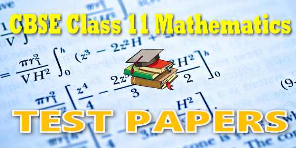 CBSE Test Papers class 11 MathematicS Complex Numbers and Quadratic Equations