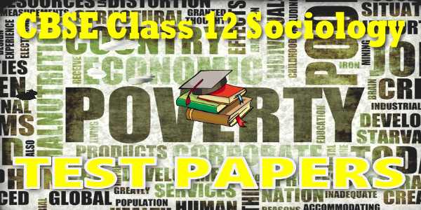 CBSE Test Papers class 12 Sociology Market as a social institution