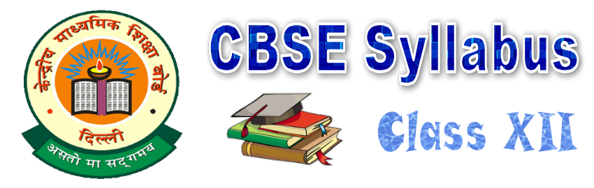 CBSE syllabus for class 12