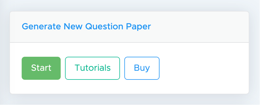 Generate question paper online
